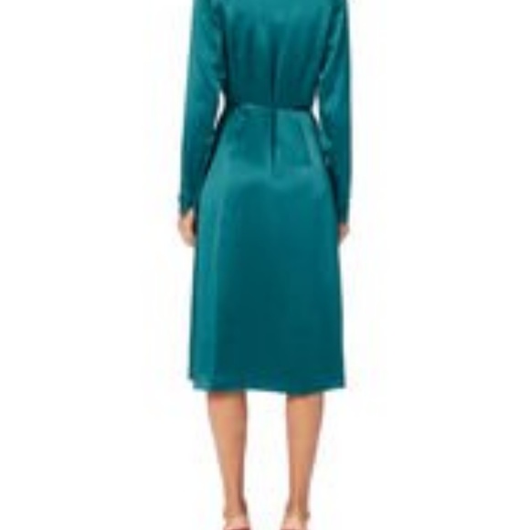 INTERMIX Charlie Wrap Front Maxi Dress Size 0 - Picture 3 of 8